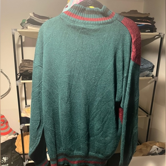 VINTAGE PATCHWORK OVERSIZED SWEATER (S) - Picture 5 of 5